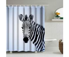 3D-Duschvorhang Zebra