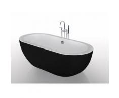 Freistehende Badewanne Neptune - Schwarz - 234 L
