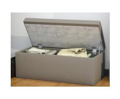 Sitztruhe Truhenbank mit Stauraum Madely - Taupe