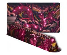 Arcane Tinmen ApS ART21626 Dragon Shield: Spielmatte Matte Magenta-Drache Demato, Mehrfarbig