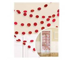 Amscan International 672424–40 2,13 m Apple Rot Glitter String Dekoration Kit