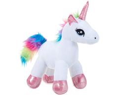 Unbekannt Sunny Toys 35779 Plüsch Einhorn, Weiß/Bunt