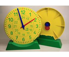 WISSNER 090101.000 aktiv Lernen-Große Lernuhr mit Zeigerwerk-RE-Plastic°