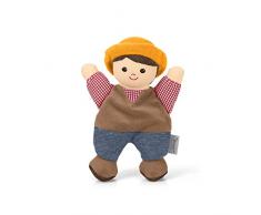 Sterntaler Spielpuppe Cowboy, Integrierte Rassel, Alter: Für Babys ab der Geburt, 14 cm, Bunt