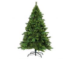 Gifts 4 All Occasions Limited SHATCHI-568 Künstlicher Weihnachtsbaum mit 3 verschiedenen Spitzen, 122 cm, Grün