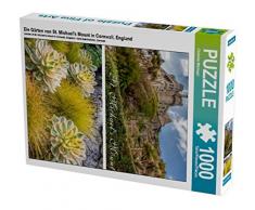 CALVENDO Puzzle Die Gärten von St. Michaels Mount in Cornwall, England 1000 Teile Lege-Größe 48 x 64 cm Foto-Puzzle Bild von Christian Müringer