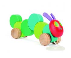 small foot 10401 The Very Hungry Caterpillar Ziehspielzeug, Ziehtier