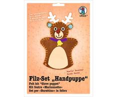 Ursus 39560011 - Filzset Handpuppen Rentier, ca. 20 cm