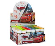 36 x Seifenblasen Flaschen je 60 ml Disney Cars mit Geduldsspiel im Deckel
