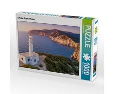 CALVENDO Puzzle Lefkada - Cape Lefkadas 1000 Teile Lege-Größe 64 x 48 cm Foto-Puzzle Bild von Patrick Rosyk