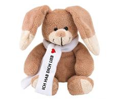 Geschenke mit Namen Plüsch-Hase Pauli: Ich hab Dich lieb, plüschig weich, ca. 18 cm groß
