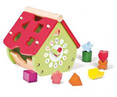 Janod J08164 - Sortierbox Gartenhaus Mit 8 Formen