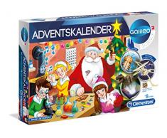 Clementoni 59080 Galileo Science Adventskalender 2018, Mehrfarben