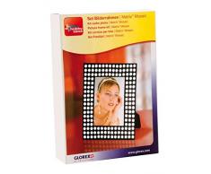 Glorex GmbH 6 2474 02 Creativset Matrix Mosaic Bilderrahmen, Spiel, schwarz