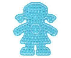 Hama Perlen 8207 - Maxi-Perlen Stiftplatte Mädchen