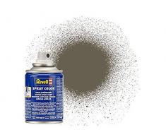 Revell 34146 Spraydose nato-oliv, matt Spray Color, Farben in der praktischen 100-ml-Sprühdose