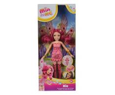 Simba 109480089 – Mia and Me neue Puppe Mia mit Glasaugen