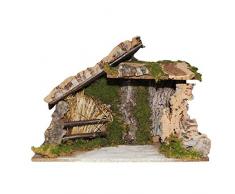 euromarchi Vuota cm 43X20X29 Weihnachtskrippe Vuote, Multicolor, 8013059220901