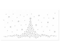 Ursus 18420028 - Silhouetten Tischlichter Filigrano Weihnachtsbaum, 115 g/qm, 5 Blatt, 14 x 27 cm, weiß