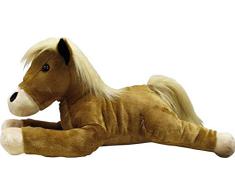 Hermann Teddy Collection Plüschpferd Goldmähne, ca. 60cm, GH-Exkl, bunt