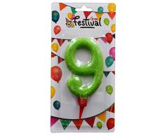 Große Festival Geburtstagskerze, verschiedene Farben (1)