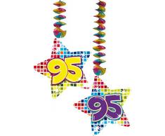 Folat 2X Decken Dekoration * 95. Geburtstag * für Kindergeburtstag // 60895