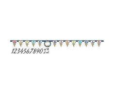 amscan 120198 Partykette Personalisierbar Happy Brithday Dekoration