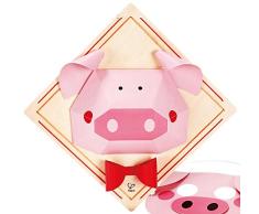 Hape E5126 - Bastelset Schweinchenmaske