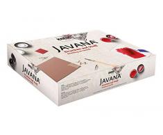 Kreul 91990 - Javana Drucken auf Stoff, Kreativ Set für helle und dunkle Stoffe, mit Stoffmalfarben, Farbroller, Druckplatte, Schneidefedern und Griff