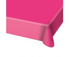 Folat 50661 Tischdecke Magenta 130x180cm Kunststoff