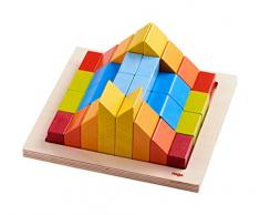 HABA 304854 - 3D-Legespiel Creative Stones, kreatives Legen, Bauen und Spielen mit bunten Regenbogenfarben, Holzspielzeug ab 2 Jahren