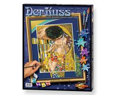 Schipper 609130301 - Malen nach Zahlen - Der Kuss - Bilder malen für Erwachsene, inklusive Pinsel und Acrylfarben, 40 x 50 cm