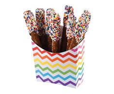 amscan 145002 Rainbow Buffet Papier Snack Behälter