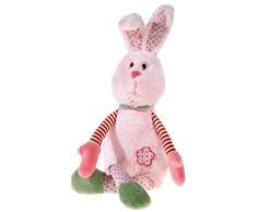 Heunec 719279 Plüschtier, Hase, Mixi-mati bunt
