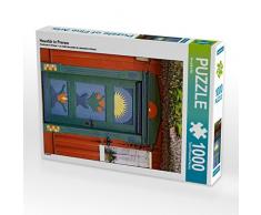 CALVENDO Puzzle Haustür in Prerow 1000 Teile Lege-Größe 48 x 64 cm Foto-Puzzle Bild von Veronika Rix