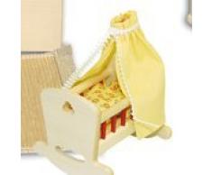 Rülke Holzspielzeug 22690 Puppenhauszubehör, holzfarben, gelb, rot