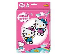 Hama 7959 - Geschenkpackung Hello Kitty, ca. 2000 Bügelperlen und 2 Stiftplatten