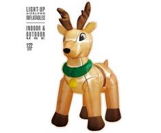 Widmann - aufblasbares Rentier, Dekoration mit Licht