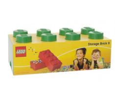 LEGO Lizenzkollektion 40041734 Stapelbare Aufbewahrungsbox, 8 Noppe, dunkelgrün