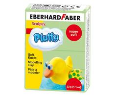 Eberhard Faber 571466 - Super Soft Knete Pluffy, 32 g, hellgrün