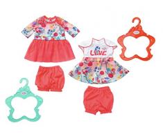Zapf 826973 Trend Baby Dresses 2 Ass. 43cm Kleidung FÜR Puppen, Bunt