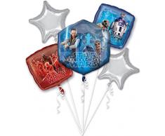Amscan 3668501 Folienballon Bouquet Star Wars - Die letzten Jedi