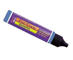 Kreul 49706 - PicTixx KerzenPen, Farbe auf Basis von Flüssigwachs, zum Beschriften, Verzieren und Bemalen von Kerzen, mit feiner Malspitze, 29 ml in hellblau