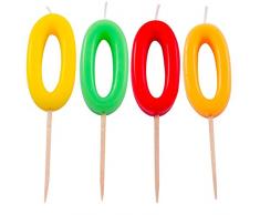 Folat Zahlenkerze 8 cm