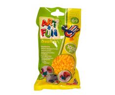 Simba 106374417 Art and Fun 1.000 Bügelperlen im Beutel gelb