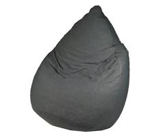 Heunec 671041 Sitzsack, Möbel, Sessel, Grau, 120 l