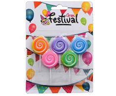 Große Festival Geburtstagskerze, verschiedene Farben (1)