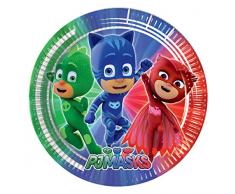Dessertteller 19 cm PJ Masks Super, 8-teilig
