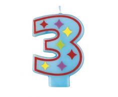 Unique Party Supplies Dekorative Geburtstags-Kerze