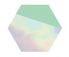 8 Teller 6-eckig Shimmering Party